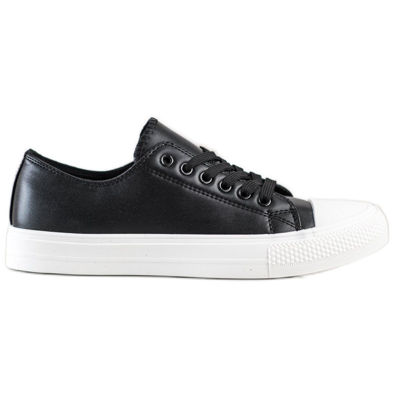 SHELOVET Sneakers Nere Con Ecopelle nero