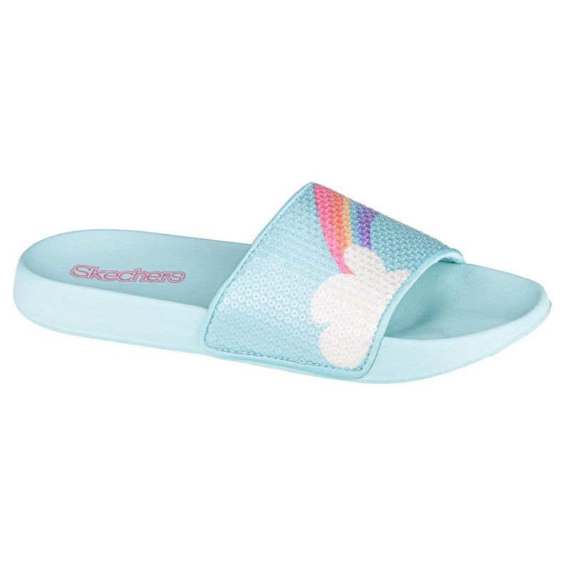 Skechers Sunny Slides-Dreamy Steps Jr 86994L-LBMT blu