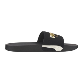 Puma Leadcat Ftr Suede Classic pantofole nere 372277 01 nero d'oro