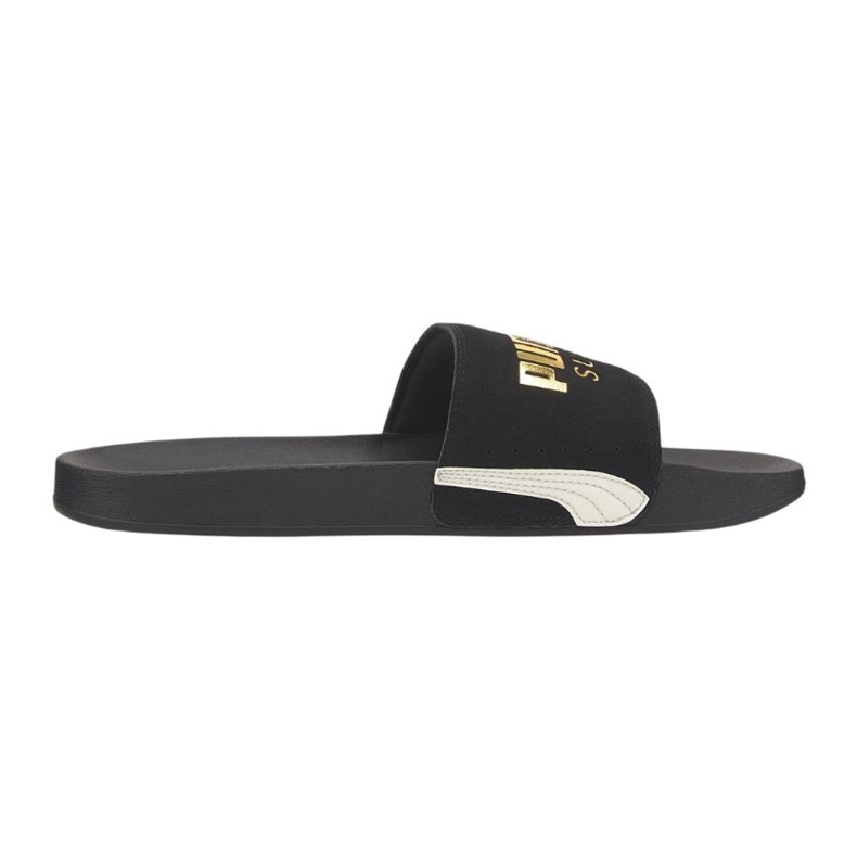 Puma Leadcat Ftr Suede Classic pantofole nere 372277 01 nero d'oro
