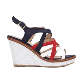 Vices Morse BL293-SS21-50-navy bianco rosso blu navy