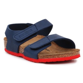 Birkenstock Palu Kids Logo Bs 1019073 nero blu navy