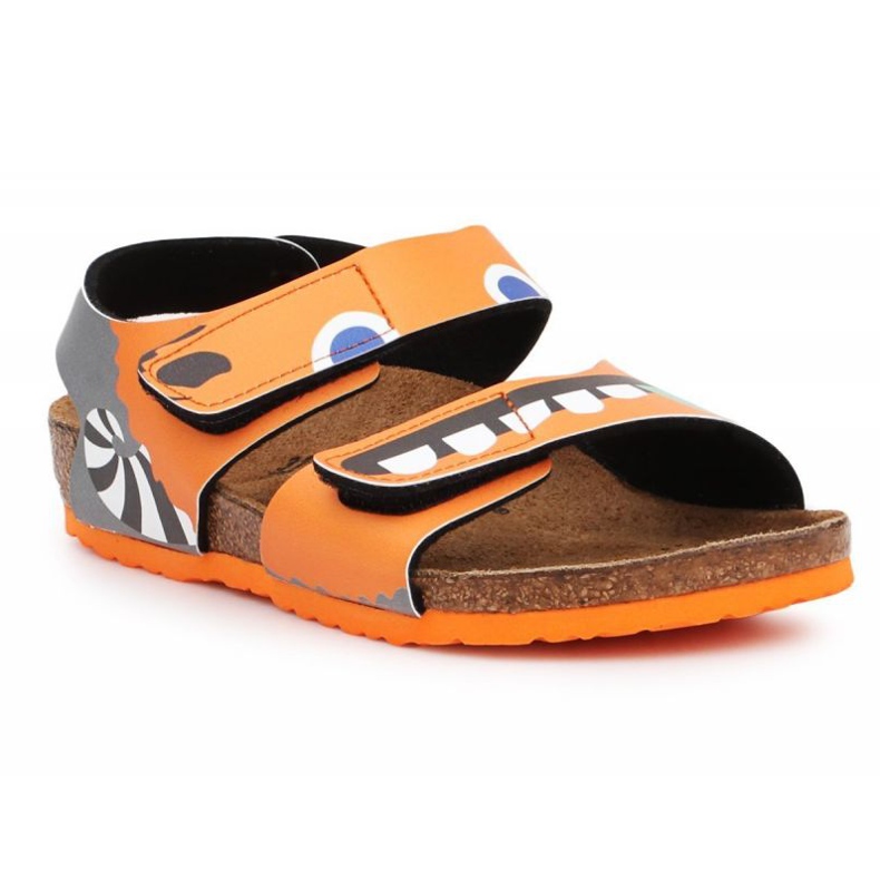 Birkenstock Palu Kids Bs 1019047 nero arancia