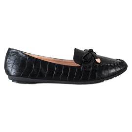 Kayla Mocassini casual in ecopelle nero