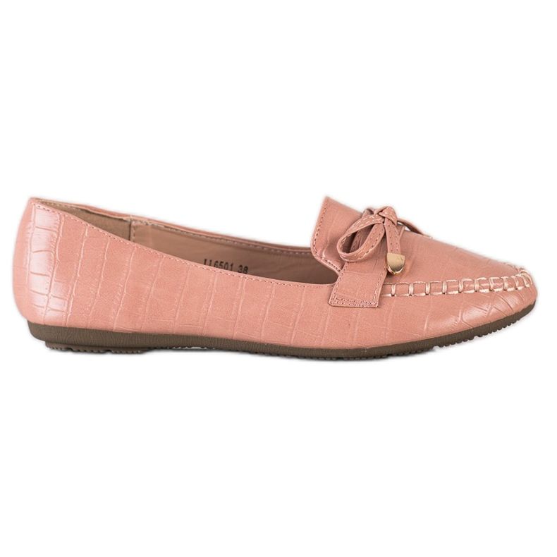 Kayla Mocassini casual in ecopelle rosa