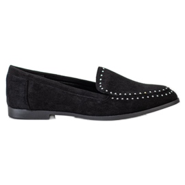 Coura Signori classici in pelle scamosciata nero