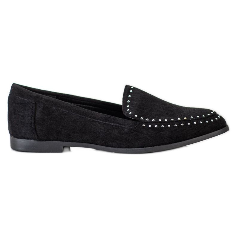 Coura Signori classici in pelle scamosciata nero
