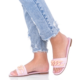 Pantofole rosa con catena Colorado