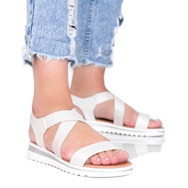 Sandali beige con suola spessa Irony