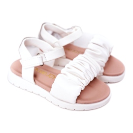FR1 Sandali Per Bambini Con Velcro Aimy Bianco bianca