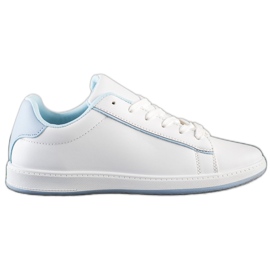 SHELOVET Sneakers Basse Con Ecopelle bianco