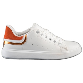 SHELOVET Sneakers Con Inserto Arancio bianco