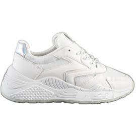 SHELOVET Scarpe da ginnastica alla moda bianca