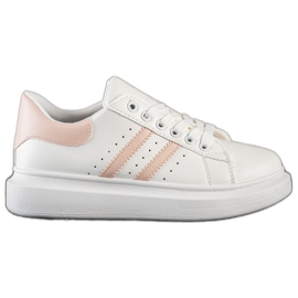 SHELOVET Sneakers Classiche Con Righe bianco