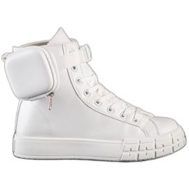 SHELOVET Sneakers Alte Con Tasca bianco