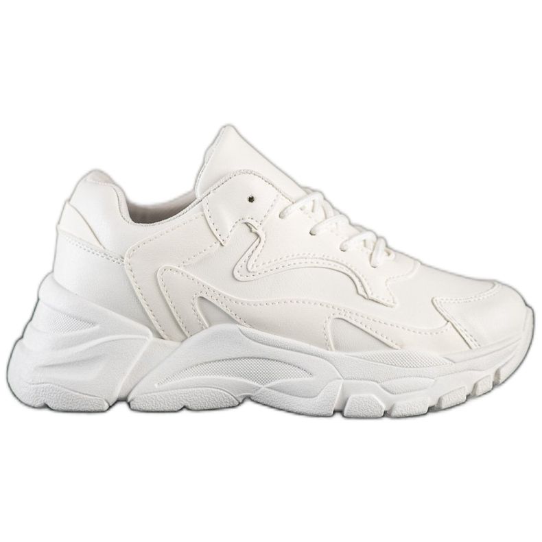 SHELOVET Scarpe da ginnastica bianche casual bianca