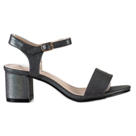 Goodin Sandali comodi su un bar argento