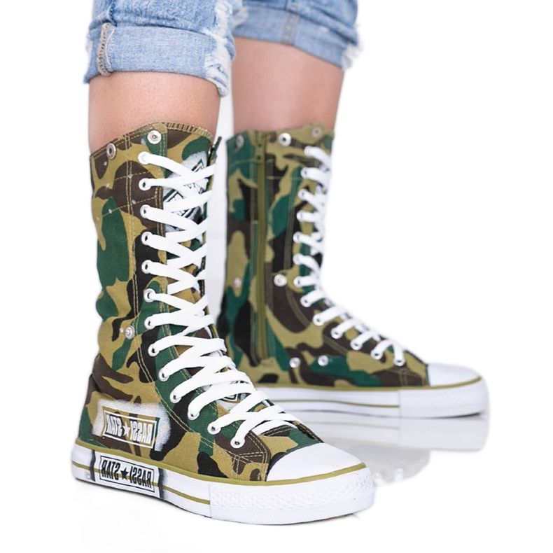 Find Your Self sneakers mimetiche verdi verde