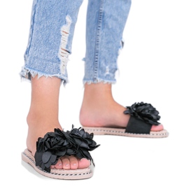 Pantofole da donna nere di Dain nero