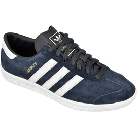 Adidas Originals Hamburg M S74838 scarpe blu navy