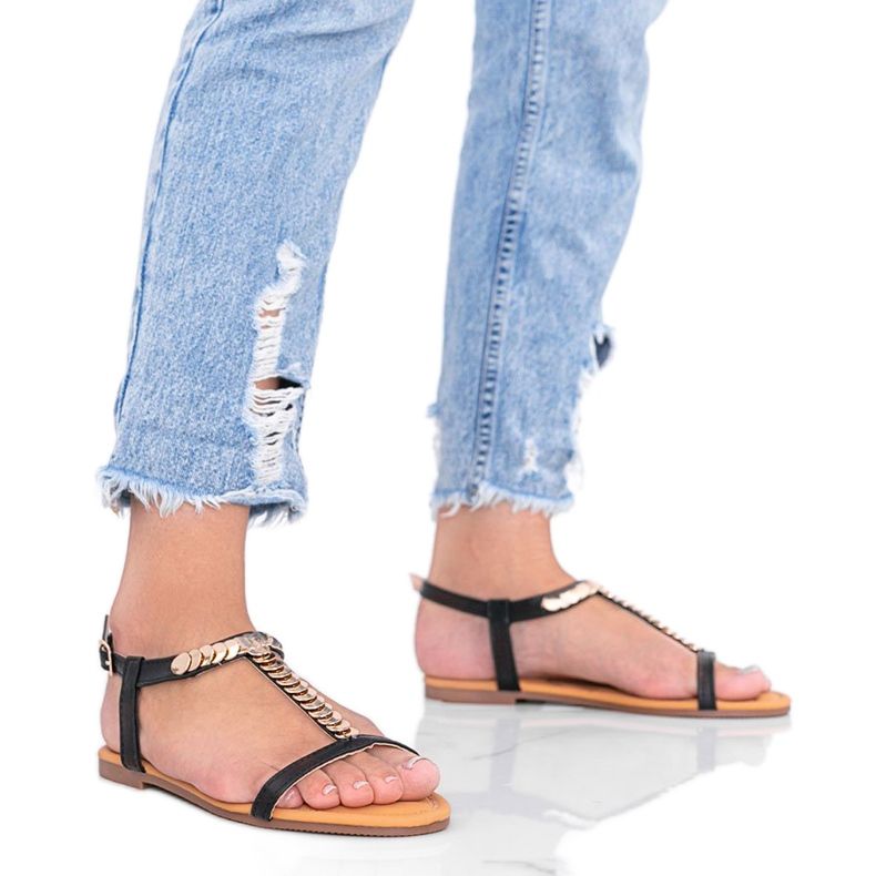 Sandali neri da donna di Emmie nero