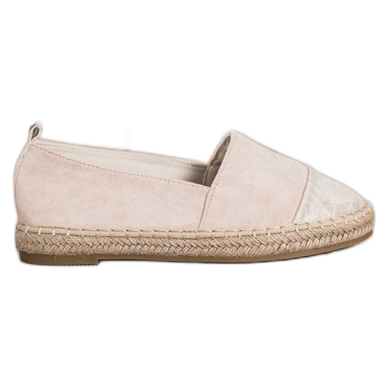 Bestelle Espadrillas in camoscio beige