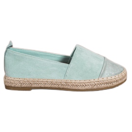 Bestelle Espadrillas in camoscio menta verde