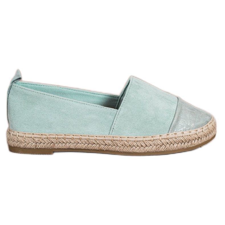Bestelle Espadrillas in camoscio menta verde