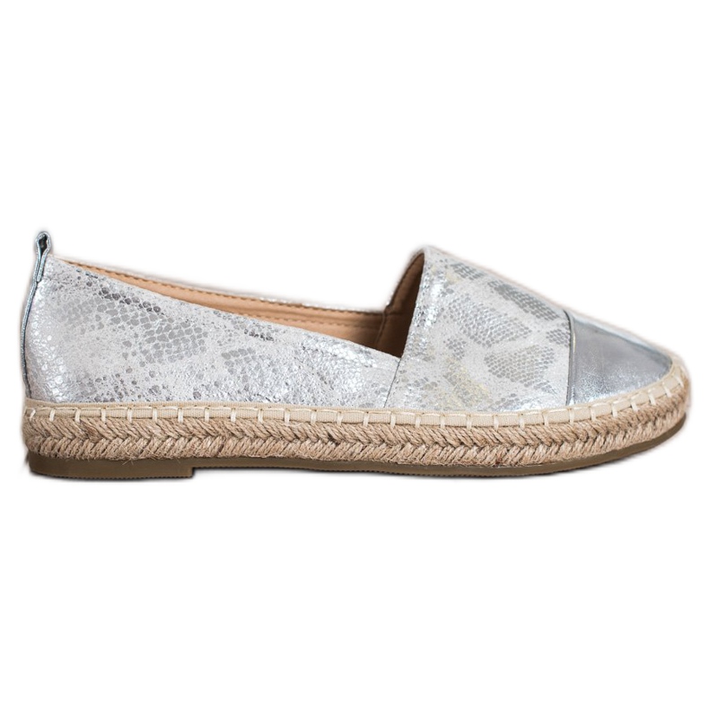 Bestelle Espadrillas Lucide Con Ecopelle grigio