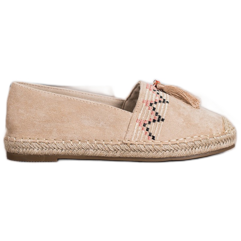 Melisa Espadrillas Con Frange beige