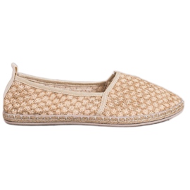 Balada Espadrillas in tessuto leggero beige marrone