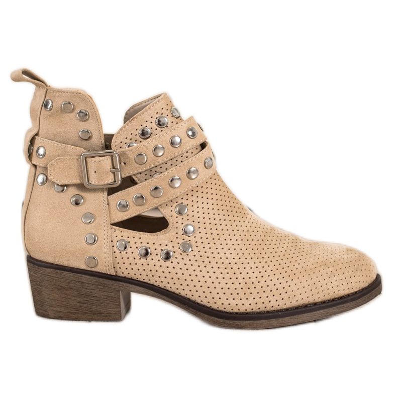 Seastar Stivaletti Traforati Con Fibbia beige
