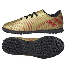 Scarpe adidas Nemeziz Messi .4 Tf Jr FY0812 d'oro d'oro