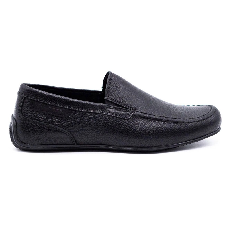 Polbut Mocassini uomo in pelle 2105 grana nera nero