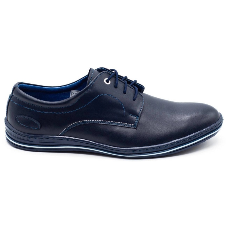Lukas Scarpe in pelle da uomo 295LU blu navy