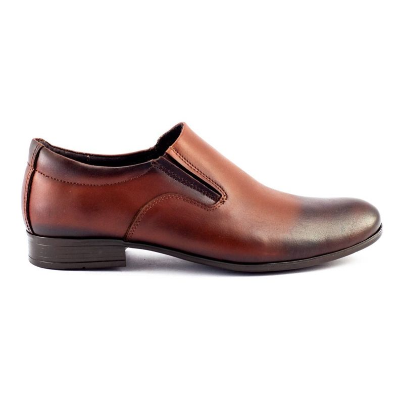 Olivier Scarpe da cerimonia uomo slip-on 430 marrone