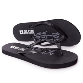 Infradito da donna Big Star FF274A309 Nero