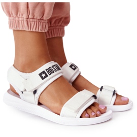 Sandali sportivi da donna Big Star HH274A026 Bianco