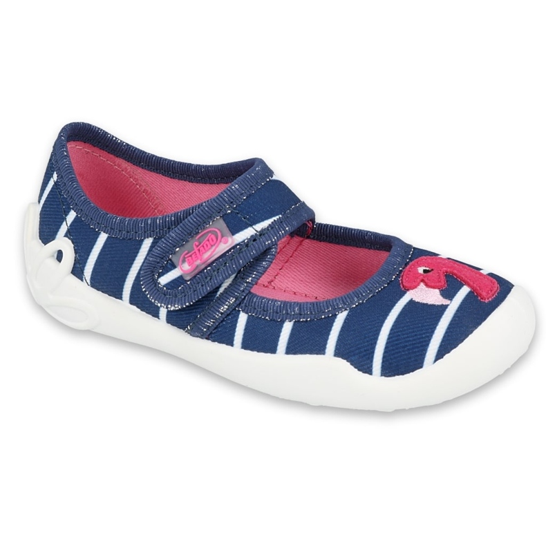 Scarpe per bambini Befado 123X067 blu navy rosa