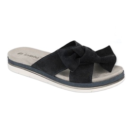 Inblu pantofole scarpe da donna 158D156 blu navy