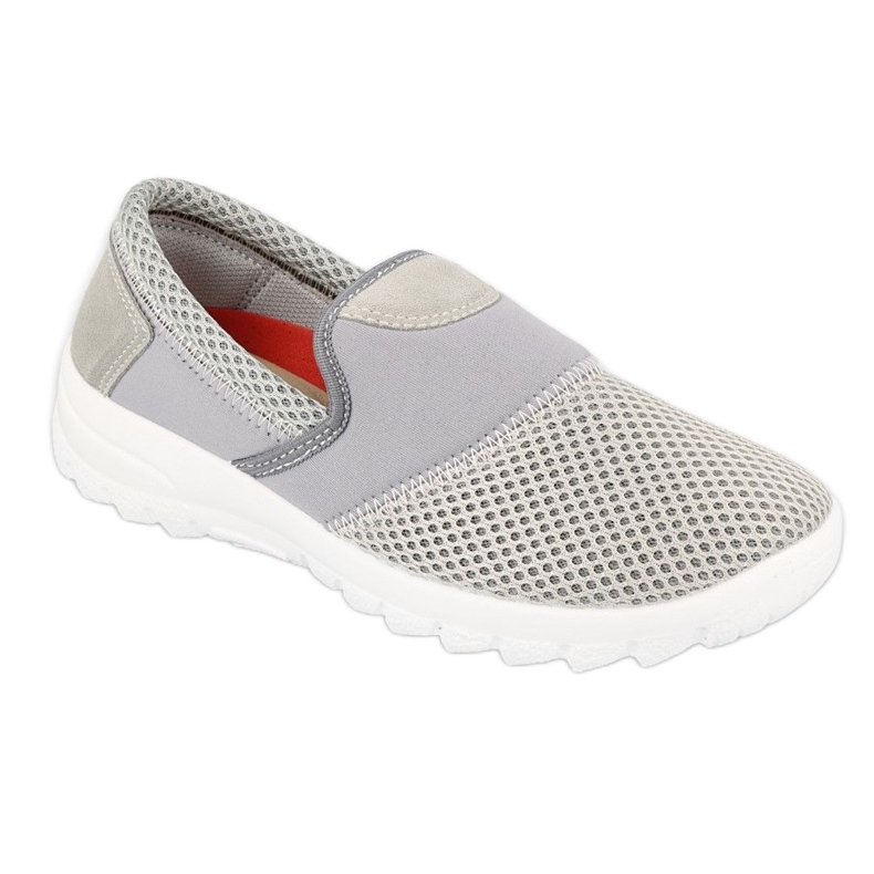 Scarpe da donna Befado 517D009 beige grigio