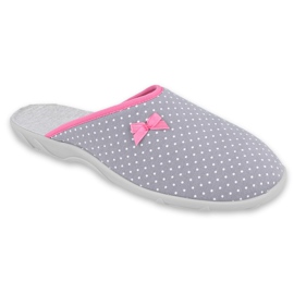 Scarpe da donna Befado pu 235D175 bianca rosa grigio