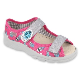 Scarpe per bambini Befado 869X152 rosa grigio
