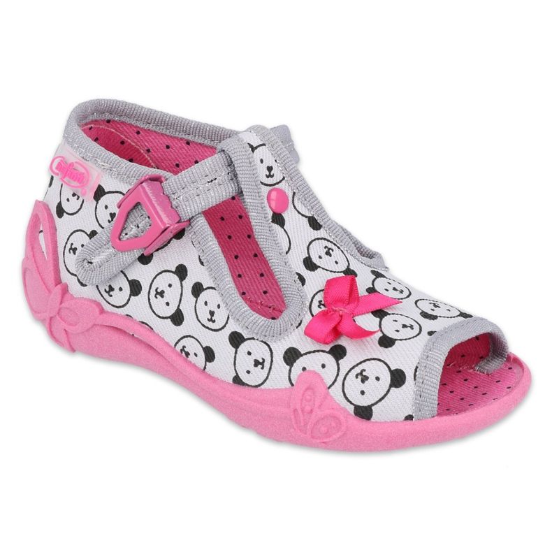 Scarpe per bambini Befado 213P129 rosa grigio