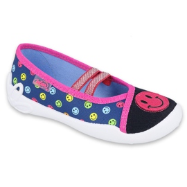Scarpe per bambini Befado 116X292 blu navy rosa