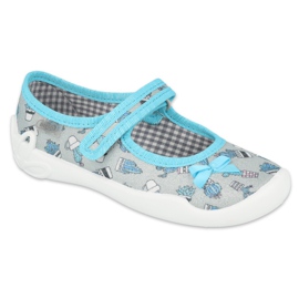 Scarpe per bambini Befado 114X441 blu grigio