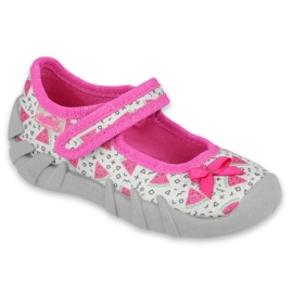 Scarpe per bambini Befado 109P216 rosa grigio