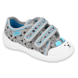 Scarpe per bambini Befado 907P129 nero blu grigio