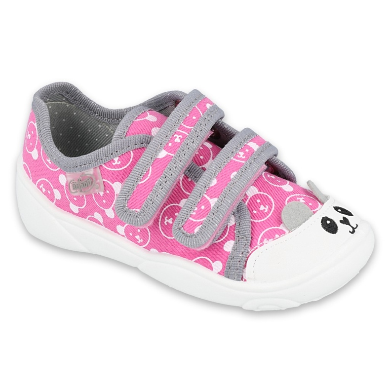 Scarpe per bambini Befado 907P131 rosa grigio