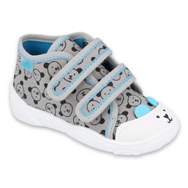 Scarpe per bambini Befado 212P073 nero blu grigio